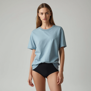 Ensemble de t-shirts et de caleçons en coton pour hommes, sous-vêtements confortables et vêtements décontractés de base avec personnalisation OEM ODM - Product Image 4