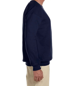 Sweat-shirt en coton tricoté à col rond uni pour homme, coupe classique, vêtement décontracté pour l'automne - Product Image 3