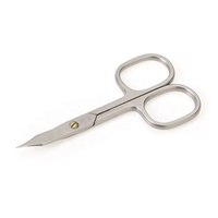 Ciseaux à cuticules pour soins des ongles, best-seller, en acier inoxydable, lames droites, pointe arrondie, pour droitiers, durables, pour ongles personnalisés