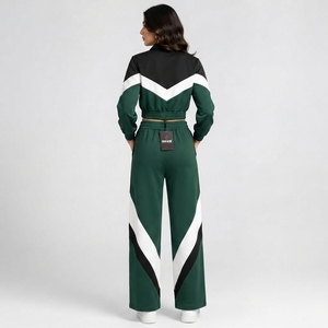 Chándal para mujer, ropa de entrenamiento suave y elástica, chaqueta y pantalones a juego para correr, caminar, sesiones de gimnasio y recreación al aire libre - Product Image 3