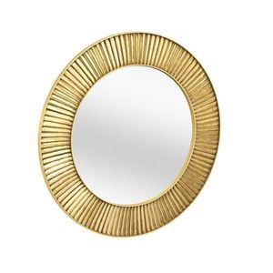 Antique <b>Framed</b> Iron Metal Round Shape Gold Finish Decorative Wall <b>Mirror</b> Crafts Wholesale Home Wall Arts - Product Image 6