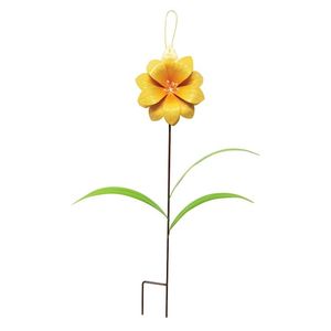 Estacas de Jardín Pintadas a Mano con Diseño de Girasol y Mariposa para Césped, Porche, Patio y Valla, Venta Directa de Fábrica - Product Image 3
