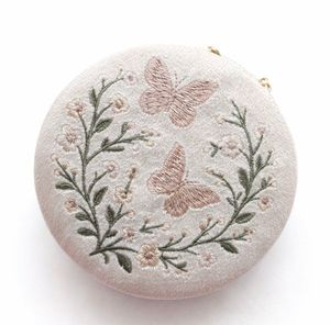 Boîte à bijoux brodée recouverte de tissu (Kadhai) pour ranger bagues et colliers, décoration de la maison, usage professionnel - Product Image 1