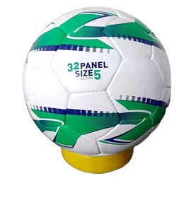 Ballon de football PU 5 de meilleure qualité, léger, cousu à la machine pour l'entraînement quotidien en plein air et en intérieur. - Product Image 1