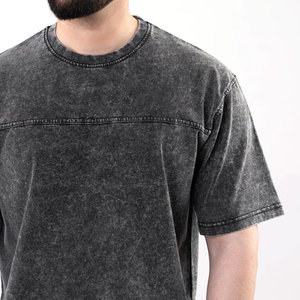 เสื้อยืดผ้าฝ้ายถัก 100% คุณภาพพรีเมียม เป็นมิตรกับสิ่งแวดล้อม ซักแบบแอซิดวอช ระบายอากาศได้ดี สวมใส่สบาย ดีไซน์ล่าสุด เสื้อยืดแอซิดวอช - Product Image 6