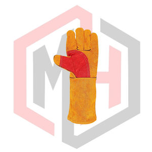 Gants de soudage en cuir robustes, gants de sécurité durables, flexibles, respirants, résistants aux déchirures, isolants thermiquement, antistatiques - Product Image 3