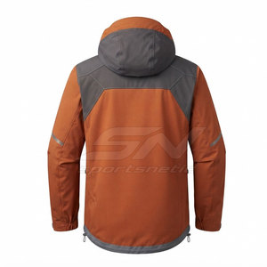 Trail Walking <b>Jacket</b> Men Lightweight Hooded Water Resistant Breathable Outdoor Full Zip Hiking <b>Travel</b> <b>Jacket</b> - Product Image 2