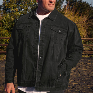 Chaqueta Vaquera de Algodón con Botones y Bordado Estilo Vintage Y2K Personalizada al por Mayor, MOQ Bajo para Marcas de Moda de EE. UU. - Product Image 1