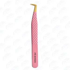 Pinces à cils en acier inoxydable abordables avec taille et logo personnalisables, vente en gros de pinces à cils sur mesure pour extensions de cils - Product Image 4
