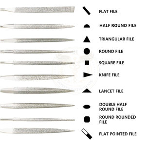 Juego de limas de joyería OEM para la fabricación y pulido de joyas, herramientas de pulido y suavizado para venta en línea - Product Image 6