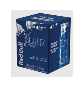 Bebida Energética Red Bull Edición Azul, Paquete de 24 Latas de 250 ml, Aluminio 100% Reciclable para Marcas Ecológicas, Suministro al por Mayor - Product Image 1