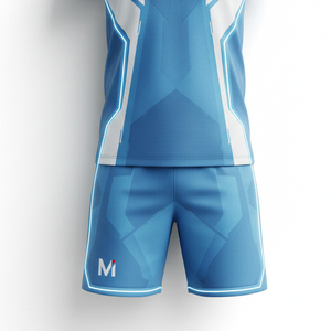 Tenue de football sublimée durable, anti-bactérienne, maillot de foot personnalisé, impression par sublimation, équipement de football pour hommes - Product Image 2