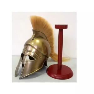 Corinthian-casco con soporte de madera para Cosplay, traje de caballero, soldado, Medieval, griego, Sparten - Product Image 1