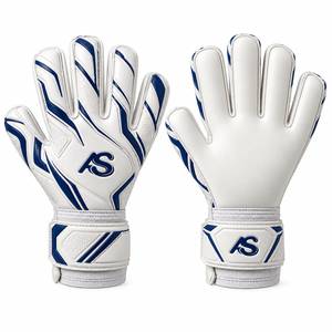 Gants de gardien de but de football professionnels blancs, en latex allemand, avec protection des doigts, gants de gardien de but personnalisés - Product Image 4
