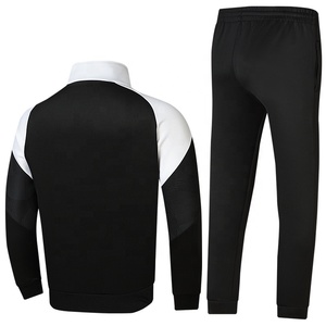 Drop shipping Mens Stripes Patchwork Zip up Sports Tracksuit Outfits 2 Piece <b>Jogger</b> Fitness Training Wear Set Sportswear - Product Image 2