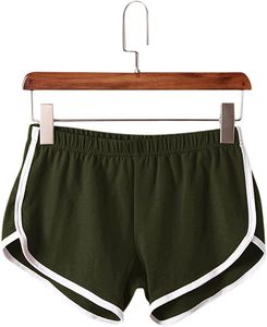 Shorts Deportivos Casuales de Secado Rápido, Ecológicos, con Logotipo Personalizado, para Mujer, de Poliéster/Algodón Transpirable de 260G, para Entrenamiento Deportivo de Verano - Product Image 3