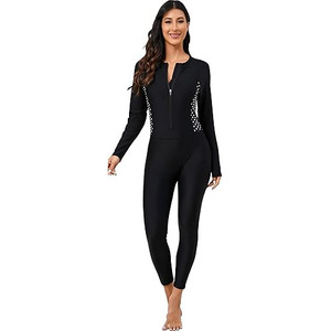 2026 OEM Custom 2-Piece High Cut Print Burkini Swimwear <b>Set</b> Full Coverage <b>Modest</b> Islamic Swimsuit for Women Front Breathable - Product Image 2