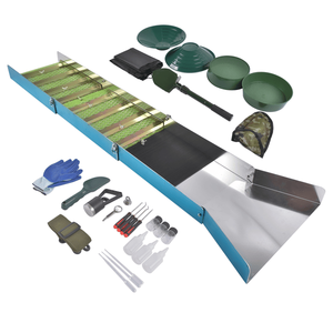 50 Pollici Kit per la ricerca dell'oro con vasca pieghevole (23 pezzi) per prospezione aurifera - Giocattolo da esterno a funzionamento manuale - Product Image 6