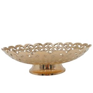 Brass Fruit Bowl <b>Petal</b> Decorative Table Bowl Traditional Indian Brass Dry Fruit Basket for Home Decor Dining Table - Product Image 5