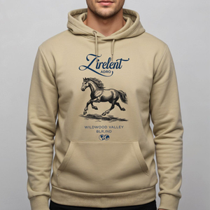 Sudadera con Capucha Oversize para Hombre, Color Sólido, Forro Polar de Algodón, Estilo Casual Otoñal, Corte Regular, Diseño con Bolsillos, Transpirable - Product Image 1