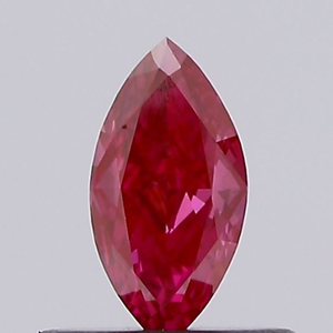 Diamant CVD de laboratoire de 2,00 carats, taille marquise, couleur rouge foncé élégante, clarté VS1, certifié IGI, provenant directement du fabricant. - Product Image 1