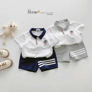 Top Quality Fashion Summer Trendy Brand Casual Sports Breathable <b>Boys</b> <b>Polo</b> <b>shirt</b> Shorts School Outfits Toddler <b>Boy</b> Clothing - Product Image 5