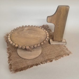 Eco Friendly wooden Cake <b>Stand</b> With Morden Beads Handwork For Wedding Restraint Serving Use Wholesale For retails - Product Image 4