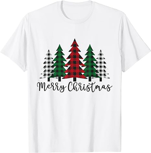 Merry <b>Christmas</b> <b>Men's</b> Short Sleeve O-Neck Casual <b>T</b>-<b>Shirt</b> Premium Custom Logo Front Heat-Transfer Printing 100% Cotton Breathable - Product Image 1