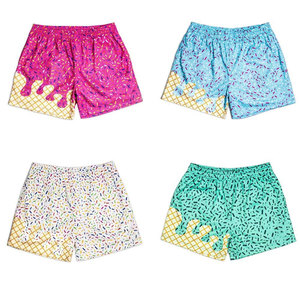 Men's Printed Ice Cream Pattern Shorts Elastic Waist Casual Breathable Short Shorts - Product Image 1