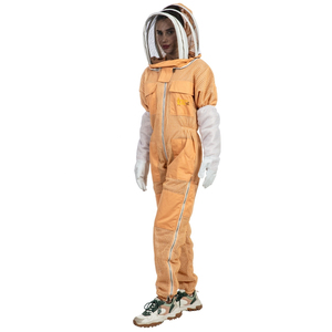Sports World Large Beekeeping <b>Suit</b> Mesh Ventilation Honey Beekeeping Protective Jumpsuit Zipper Front Elastic Cuff Ankle Farm - Product Image 5