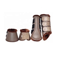 Venta al por mayor de productos de equitación personalizados, superventas, equipo ecuestre equino, botas de campana para caballos