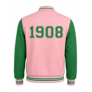 Chaqueta Universitaria Varsity 2027 al por Mayor para Hombre, Talla Grande, Ropa Griega, Logotipo Personalizado, Chaqueta Universitaria Letterman Regular - Product Image 6