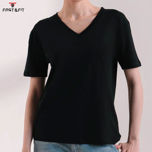 เสื้อยืดลำลองผู้หญิงผ้าฝ้ายแขนสั้นธรรมดา - Product Image 2
