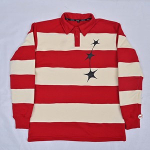 เสื้อถักแขนยาวพรีเมียมสำหรับผู้ชาย สีและเนื้อผ้าปรับแต่งได้ สวมใส่สบาย ระบายอากาศดี โลโก้ที่แขนซ้าย ทรงปกติ - Product Image 2