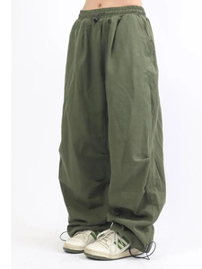 Customized Track Joggers Pants Baggy High Quality <b>Wind</b> <b>Breaker</b> Distressed Wide Legs Nylon Joggers Pants for Men - Product Image 3
