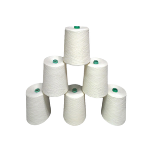 เส้นด้ายคอตตอนคุณภาพสูง 100% แบบคอร์สปัน หวีละเอียด เบอร์ 20s 120s เป็นมิตรต่อสิ่งแวดล้อม ป้องกันแบคทีเรีย สำหรับการทอผ้าและถักนิตติ้ง ส่งออกโดยตรง - Product Image 1