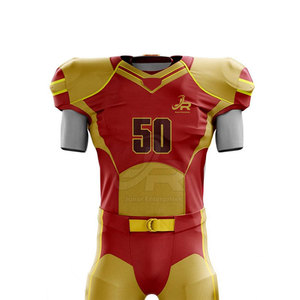 Uniforme de football américain respirant avec ceinture élastique, tissu durable et doux conçu pour les vêtements de sport - Product Image 4