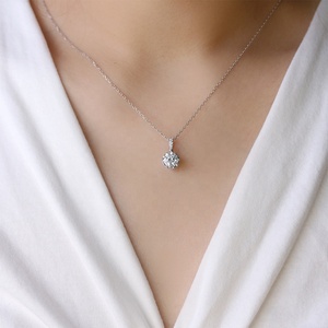 Nouveau coloré pierres précieuses Moissanite passé diamant <span class=keywords><strong>testeur</strong></span> 925 argent pendentif collier bijoux pour femmes destin bijoux - Product Image 5