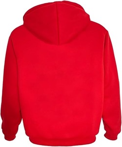 Breathable Manufacturer Winter Warm Fleece Lined Hoodie <b>Plain</b> Dyed Zipper-Up Sherpa Fleece Men <b>Hoodies</b> - Product Image 4