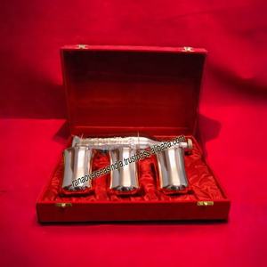 Factory <b>Hot</b> Sale Hammered Copper <b>Water</b> <b>Bottle</b> and Copper Glass With Box for for Gym Yoga Meditation Birthday Gift <b>Set</b> - Product Image 3