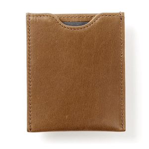 Porte-cartes en cuir véritable pour hommes et femmes, portefeuille fin, étui à cartes de poche, porte-cartes d'identité en cuir fait à la main - Product Image 3