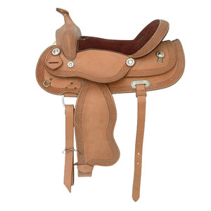 Sillín de caballo acolchado suave con diseño de asiento cómodo y duradero para aventuras de equitación prolongadas - Product Image 1