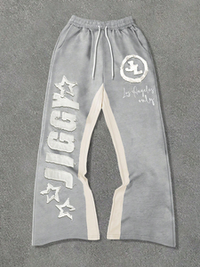 Pantalon de sport pour femme, doux, décontracté, coupe régulière, évasé, taille mi-haute, pour le jogging, l'entraînement et la course - Product Image 3