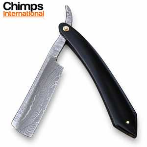 Navaja de Afeitar Plegable Vintage de Acero de Damasco Hecha a Mano de Primera Calidad para Hombre, Mango de Cuerno de Toro, Personalizada, Venta al por Mayor para Salón de Belleza y Barbería - Product Image 5