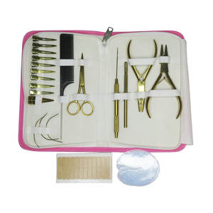 Kit de pinces à extensions de cheveux en acier inoxydable de haute qualité, accessoires personnalisés, Regal Impex - Product Image 2