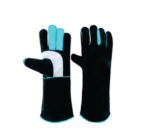 Holy Signs International HSI-1457 High Heat Resistance Anti-Cut Breathable Fleece-Lined Cowhide Leather Welder <b>Gloves</b> Molten - Product Image 6