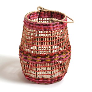 Lanterne en fibre de jonc de mer écologique miniature pour la décoration, lanternes lumineuses en jonc de mer. - Product Image 6