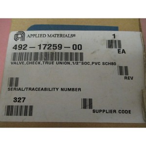 Vanne de retenue AMAT 492-17259-00, raccord True Union, 1/2 po - Équipements et pièces semi-conductrices de renommée mondiale chez Trusted Global - Product Image 3