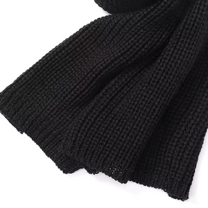 Bufanda Clásica de Invierno para Mujer, Tejida, de Poliéster/Algodón, Diseño Sólido, Ecológica, Ligera, con Aislamiento Térmico - Product Image 4
