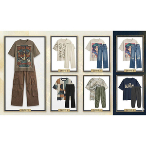 Camiseta de Hombre Personalizada de Gran Cantidad, Lavada al Ácido, Estilo Vintage, Oversize, Tejida, 100% Algodón, para Ropa Urbana, con Impresión de Logotipo DTG en Blanco - Product Image 4